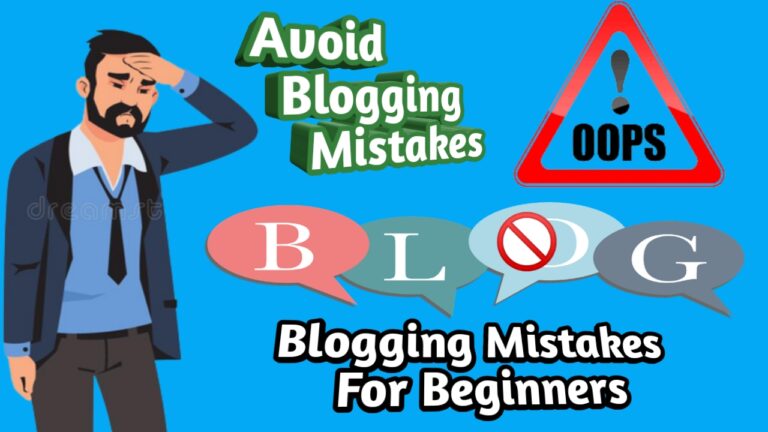 Blogging Mistakes For Begineers