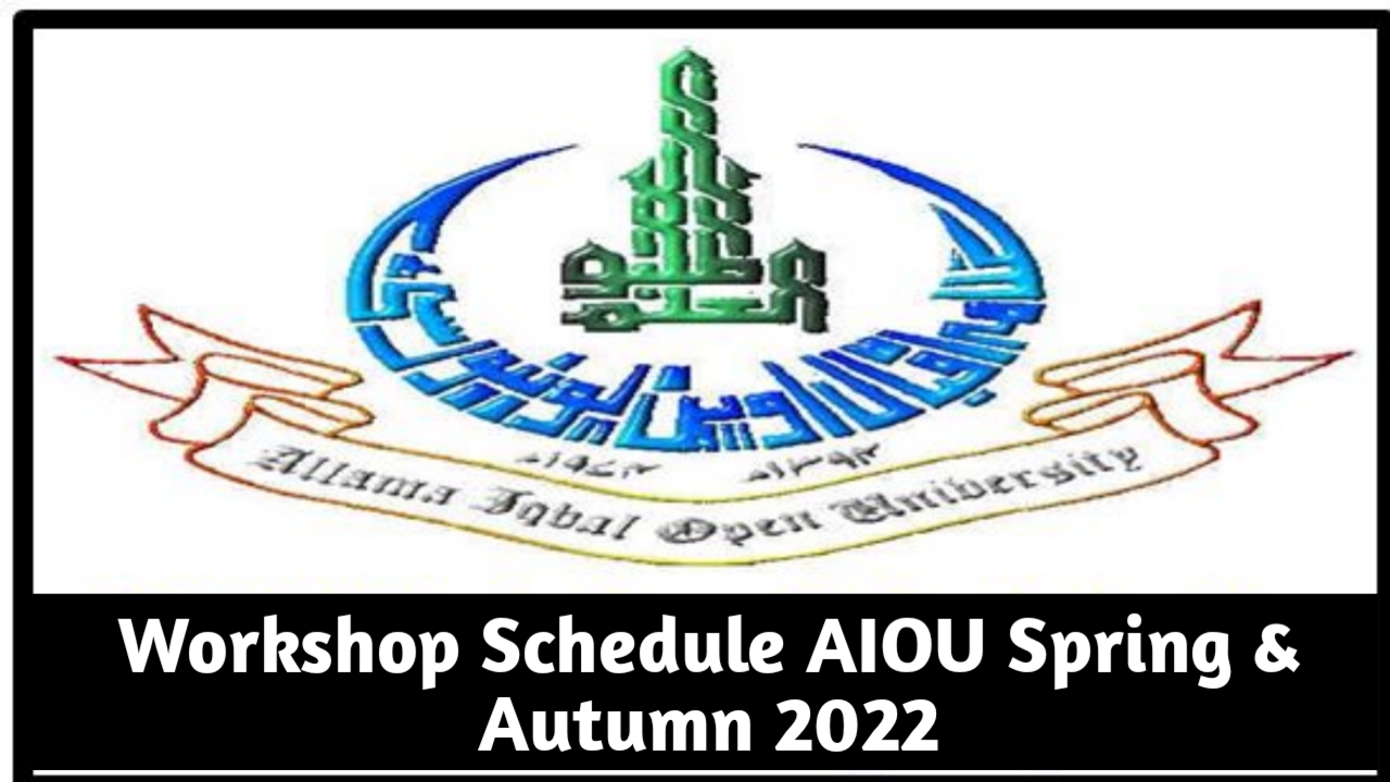 Workshop Schedule AIOU