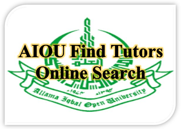 AIOU Find Tutors 2017 18