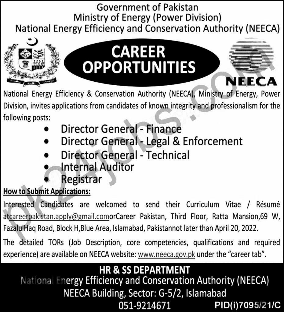 Ministry of Energy Jobs 2022